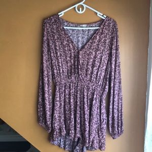 Plink floral romper.